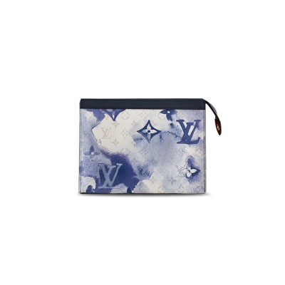LOUIS VUITTON MONOGRAM WATERCOLOR POCHETTE VOYAGE MM M80460 (26*20*5cm)